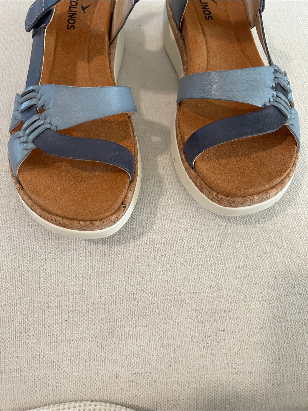 Pikolinos Palma Wedge Sandal, Denim, Size EU41/US10-10.5, NWOT Display pair - Picture 9 of 11